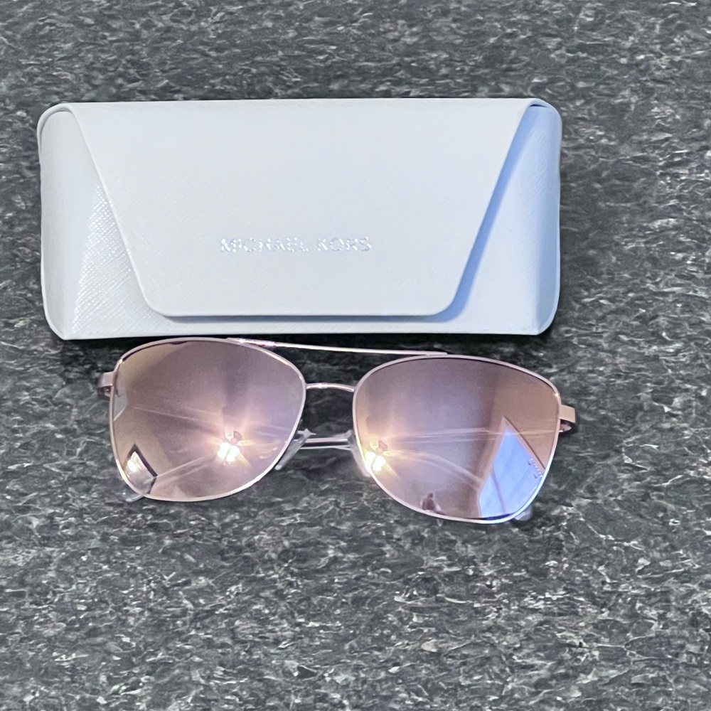 Michael Kors rose gold sunglasses